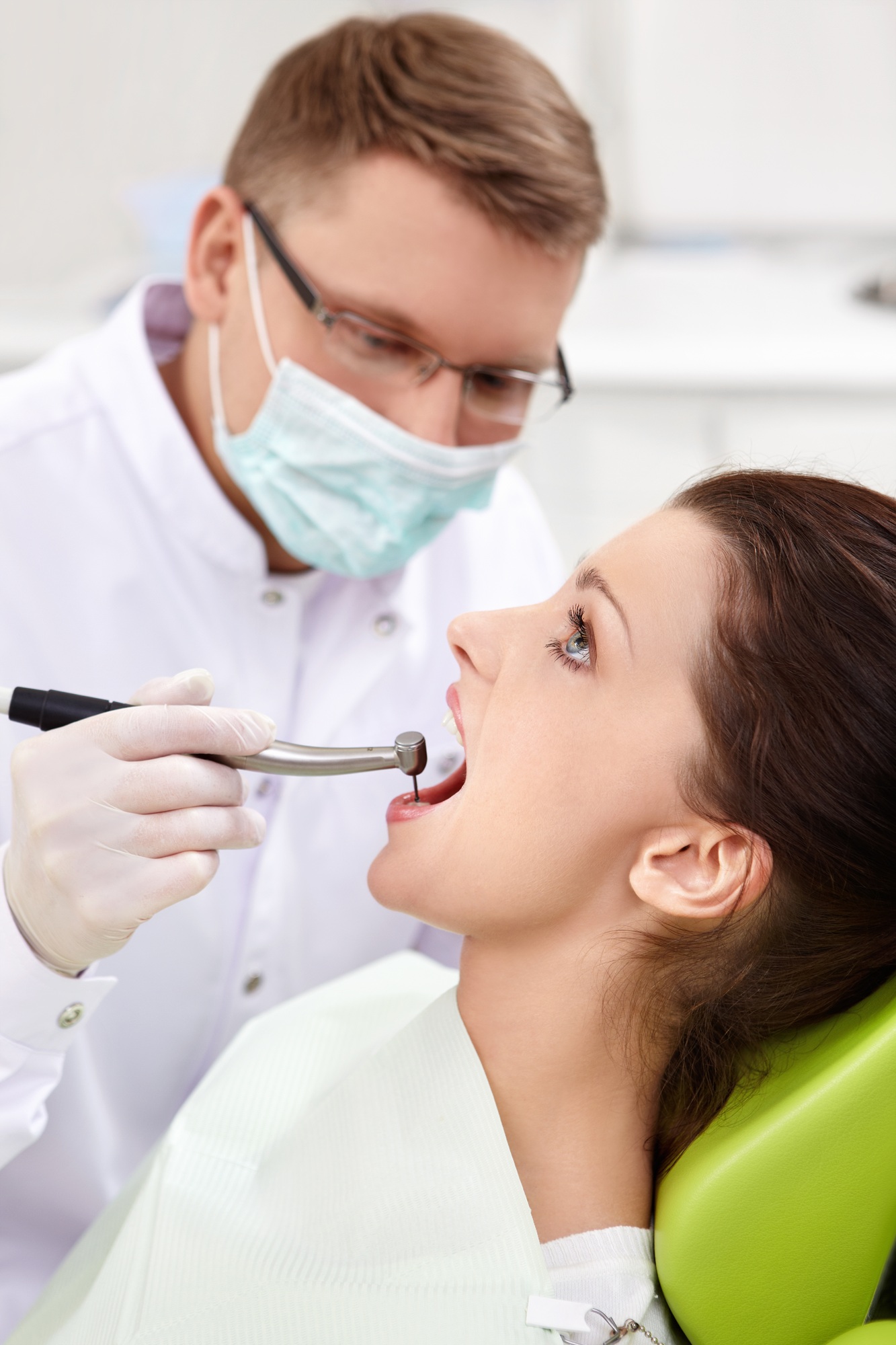 The patient at the dentist